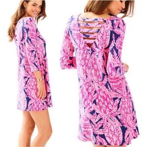 Lilly Pulitzer Ophelia Coco Safari Swing Dress